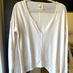 Billabong Essentials Off White Long Sleeve Shirt